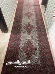  3 قطعتان من السجاد العجمي الإيراني الأصلي بخيط حرير