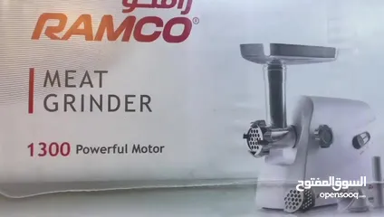  4 ماكينة لحمة رامكو