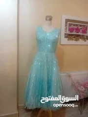  3 فستان سهرة فاخر قصير مشكوك كرستالات