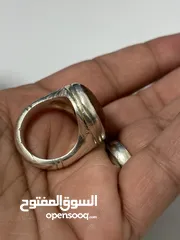  1 خاتم عقيق منقوش