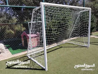  1 هدف ملعب كرة قدم المقاس الخماسي اهلى صنف واعلى جوده بأفضل الأسعار حديد ثقيل ومميز يوجد خدمة توصيل