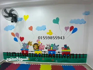  10 رسم غرف نوم اطفال وريسبشن رسام اسكندرية