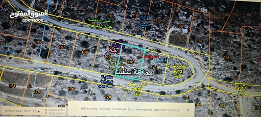  4 أرض للبيع في فرخة – مساحة 1000م – شارع من جهتين – إطلالة رائعة