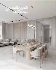  1 شقة مساحة 300 يمكن قسمها لشقتين 150