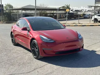  3 تسلا MODEL 3 موديل 2020  ستاندر بلس حرره خمري مميزه