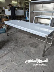  3 stainless steel kitchen table for sale