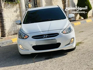  6 هونداي اكسنت 2017 للبيع اصل برايفت مطور 1.4 / 6 غيار