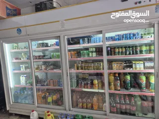 1 ثلاجة عرض سوبر ماركت
