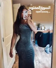  2 فستان حفلات طويل مستعمل