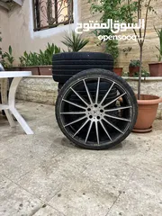  2 Asanti wheels 22inch