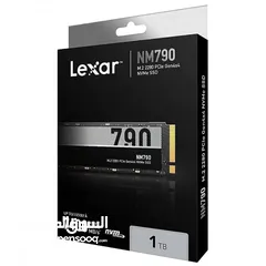  1 1TB (1000GB) LEXAR NM790 7400 M.2 NVME GEN4 3D NAND 50X SPEED DESKTOP - LAPTOP GAMING SSD