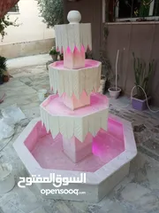  7 نوافير وشلالات وبابكيو حواض زريعه جميع انواع الحجر البناء والديكورات