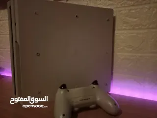  2 ps4 pro بلستيشن 4 برو مش مفتوح ولا مصلح وكالة ولا خدش راكب عليه ssd