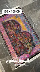  2 سجادة حريرية إيرانية يدوية فاخرة – صناعة  قم  الأصلية