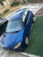  6 بيجو 206 موديل2001 جير عادي ماتور 1600 للبيع المستعجل