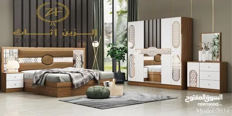  7 CHINA BEDROOM SET WITH MATTRESS 7 PCS