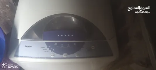  1 غساله فل نوعية سانيو شغاله ميه ميه وبسعر طري...........