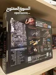  6 Motherboard - Gigabyte B460 HD3  مع معالج Intel i5 10400  بسعر ممتاز