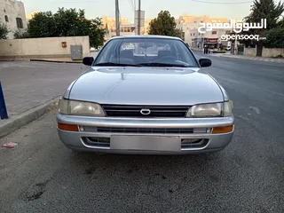 4 تويوتا كورولا موديل 1993 جير عادي