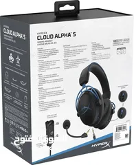  2 سماعة hyper x alpha s للبيع مستعمله بحاله جيده جدا هايبر اكس الفا س لون ازرق و اسود