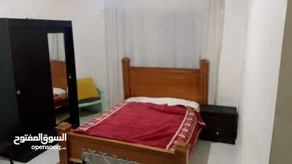  5 استديو مفروش الجبيهة 15دينار يومي الجامعة الاردنية خدمة 24 ساعة