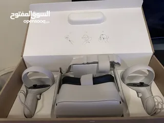  2 جهاز VR من Meta Quest2 جديد استعمال يومين فقط using 2 times only