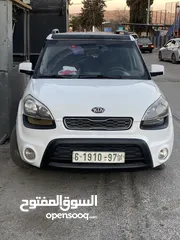  4 جيب ميني كيا سول ابيضّ ديزل اوتماتيكي 93 شيكل