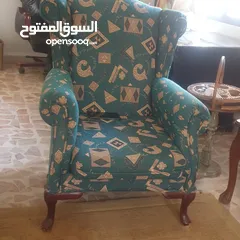  5 طقم كنبايات خشب زان 15مقعد مع برادي