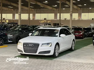  1 اودي A8L كواترو خليجي موديل2013 مالك اول قمه في النضافه الممشى فقط 135000