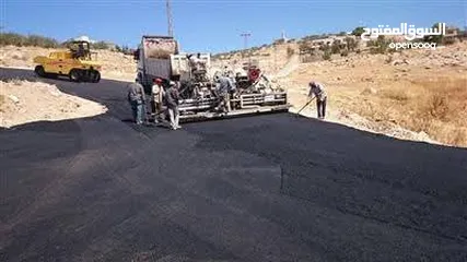  1 تزفيت ساحات وعزل اسطح
