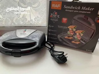  4 متوفر جريل كهربائي من raf الاصلي    الموديل: SK-BBQ-138 القدرة: 850 واط   الإضاءة: لمبه LED