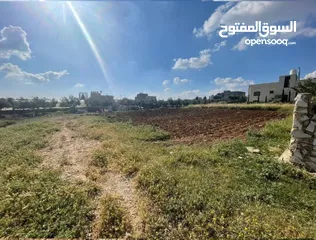  5 ارض مميزة في ناعور - حسبان قريبة من كلية الاركان مساحة 531 متر بشكل مربع بداخل التنظيم