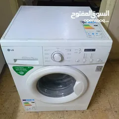  2 غسالة ال جي 7 كيلو انفيرتر دايركت درايف بحالة ممتازة شغالة مية بالمية