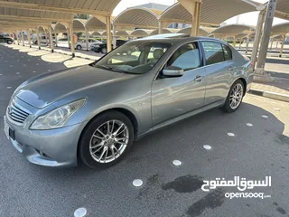  4 Infiniti G25 2012 Excellent Condition Full Option (بحاله ممتاز أو نضيف سياره)