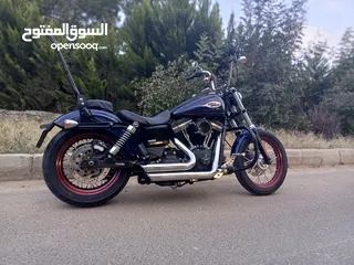  23 Harley Davidson street bob 2013.1700ccبحاله الوكاله