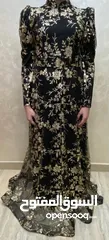  1 فستان طويل محجبات سهره/ أعراس/ خطبه