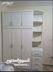  5 خزائن ملابس خشب لامنيت 18م الون حسب الطلب مقاس الخزائن عرض 160  ارتفاع 200