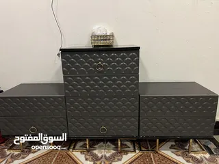  4 غرفه نوم تركيه نظيفه مع ملحقاتها