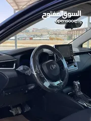  23 كورولا كحلي مميزه 2021 بطاريه ليثيوم فحص كامل للبيع كاش او اقساط