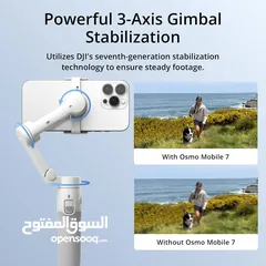  10 DJI Osmo Mobile 7 Gimbal Stabilizer مانع اهتزاز للموبايل من شركة دي جي اي