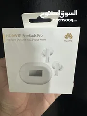  3 سماعات Huawei freebuds pro "جديد" لون ابيض. اللي ببعت 25 ما ببيعها ب 25 شكراً