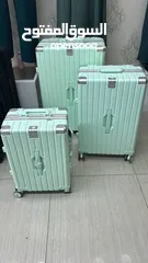  2 طقم شنط ثلاث قطع   حجم كبير  28 بوصة - عمق 29 - عرض 48 - طول 76حجم وسط  24 بوصة - عمق 24 - ال
