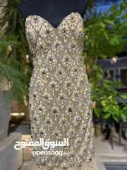  2 فستان خطبة او حفلة فخم و ثقيل ماركة MissUniverse
