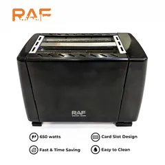  7 محمصه خبز حماصه خبز التوست RAF حماصة توست كهربائيه مخرجين توستر تحميص شرائح التوست