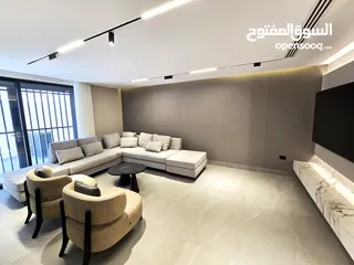  6 ارقى مناطق ام اذينة شقة مفروشة فخمة مع حديقة واسعة وكراج خاص LUXURY APARTMENT