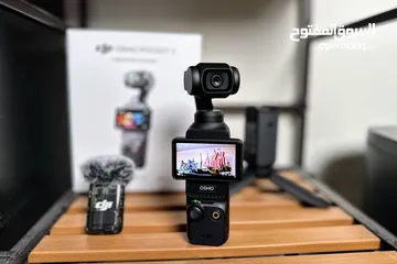  2 DJI Osmo Pocket 3 Creator Combo-Full Set with tripod battery wire package e.- جديد - قابل للتفاوض