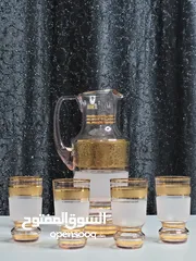  15 Crystal Egermann كريستال تشيكي ماركة   مزينة بطبقة سميكة من ماء الذهب Egermann