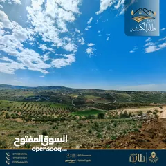  21 قطعة أرض دونم في الكمشة - شارع الأردن بإطلالة فلكية