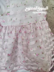  6 فساتين عمر 3،4سنين