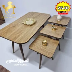  6 طاولات وسط نظام تركي  4 قطع     العرض لفتره محدوده سارع بالطلب